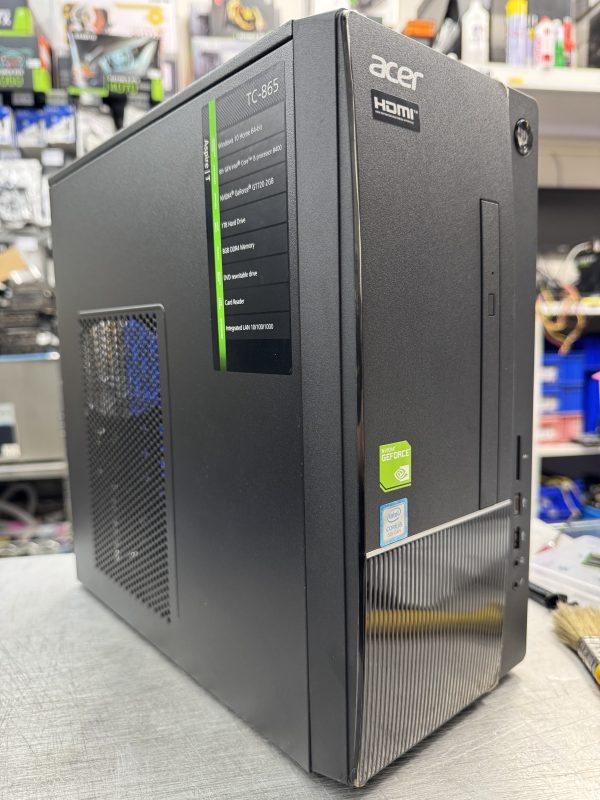 Acer Aspire TC-865 I5-8400/D4-16G/M.2-256G/GTX-1050/1TB-HDD/Win10Home/文書處理/辦公/LOL/股票/繪圖：圖片 2